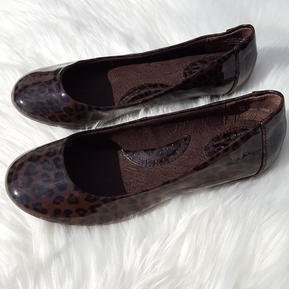 born leopard print flats